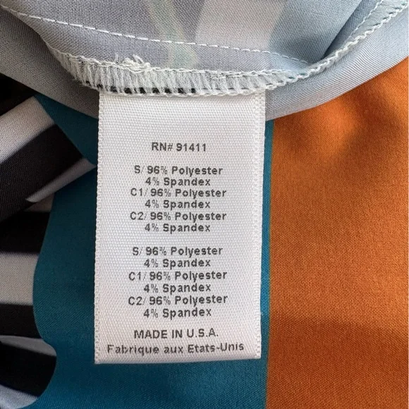 Clover Canyon Cuban Scarf Multicolour Shift Dress - size S - Picture 5 of 7